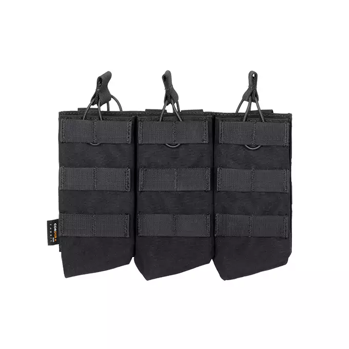 Otwarta potrójna ładownica na magazynki AK 7.62x39 - BLACK