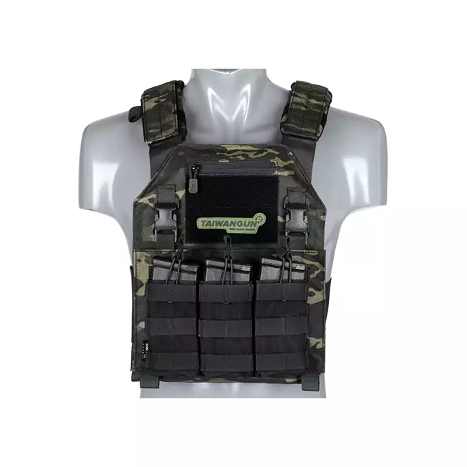 Otwarta potrójna ładownica na magazynki 5.56 - Black [8FIELDS PREMIUM]