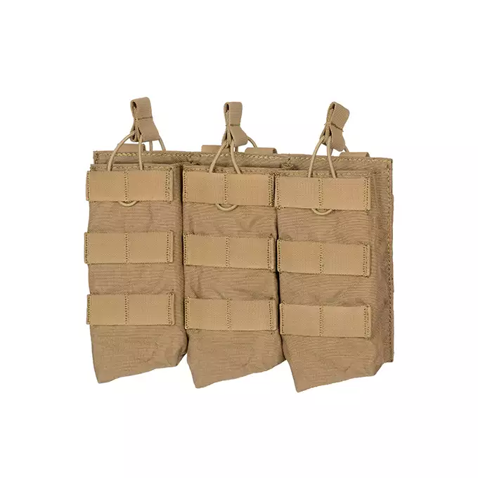 Open Top Triple 7.62x39 AK Mag Pouch - CB | TaiwanGun US & EU