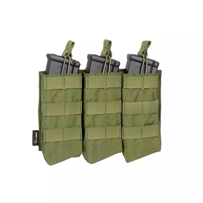 Lot De 4 Pochettes Triple Chargeur Toile – Pour Calibres 5.56 Et 7.62x39 – Occasion
