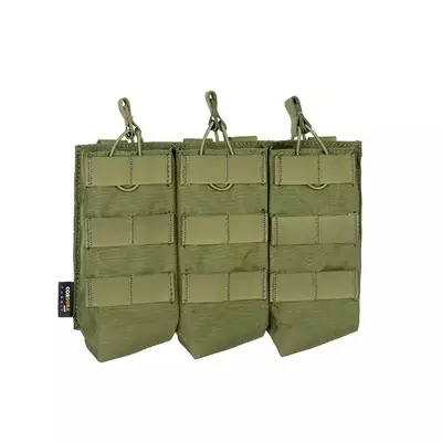Otwarta potrójna ładownica na magazynki AK 7.62x39 - OLIVE