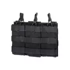 Otwarta potrójna ładownica na magazynki 5.56 - Black [8FIELDS PREMIUM]