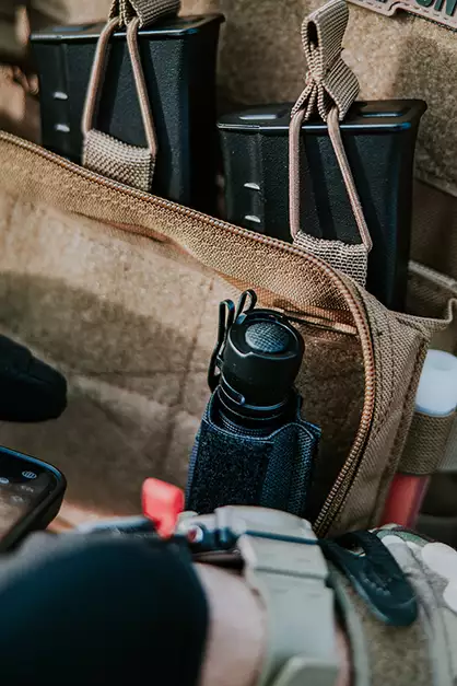 Plate Carrier Single Pistol Magazine Insert - Black [8FIELDS]
