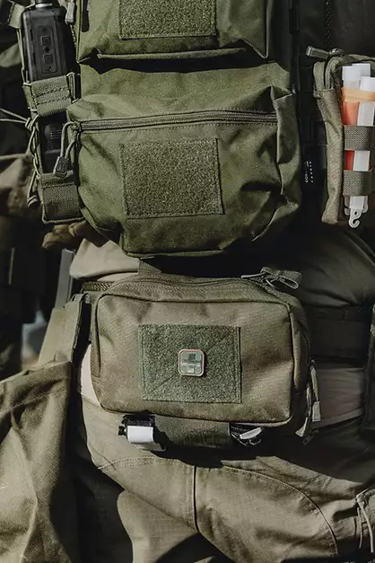 Modular Admin Pouch - Olive [8FIELDS]