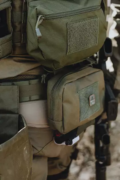 Modular Admin Pouch - Olive [8FIELDS]