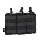 Otwarta potrójna ładownica na magazynki 5.56 - Black [8FIELDS PREMIUM]