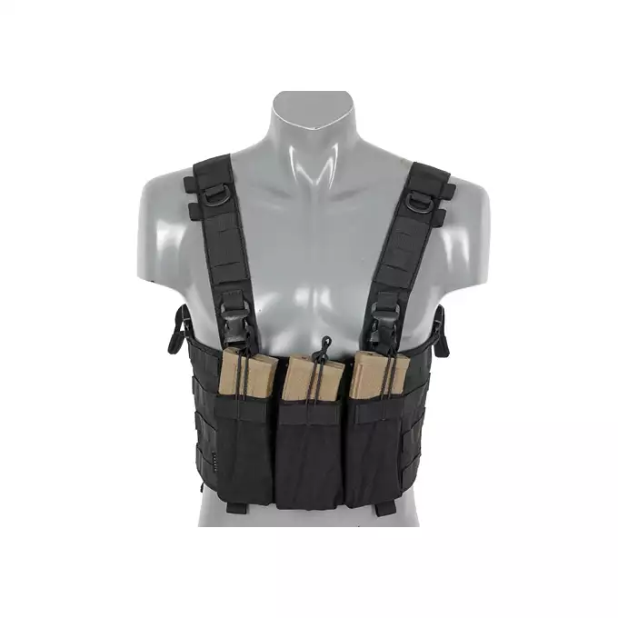 Buckle Up Triple 5.56 Pouch Panel - Black