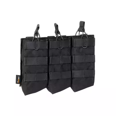 Otwarta potrójna ładownica na magazynki AK 7.62x39 - BLACK