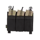 Buckle Up Triple 5.56 Pouch Panel - Black