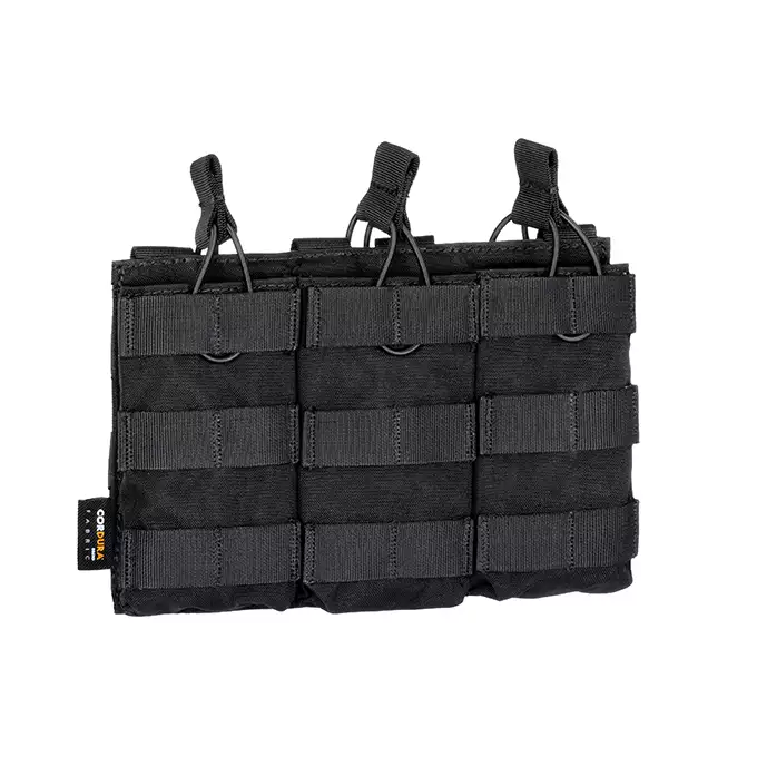 Otwarta potrójna ładownica na magazynki 5.56 - Black [8FIELDS PREMIUM]