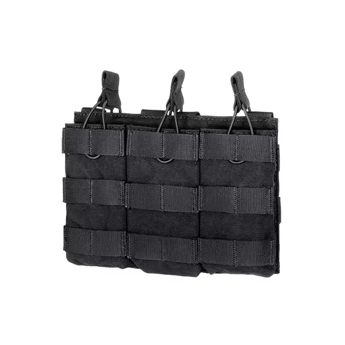 Otwarta potrójna ładownica na magazynki 5.56 - Black [8FIELDS PREMIUM]
