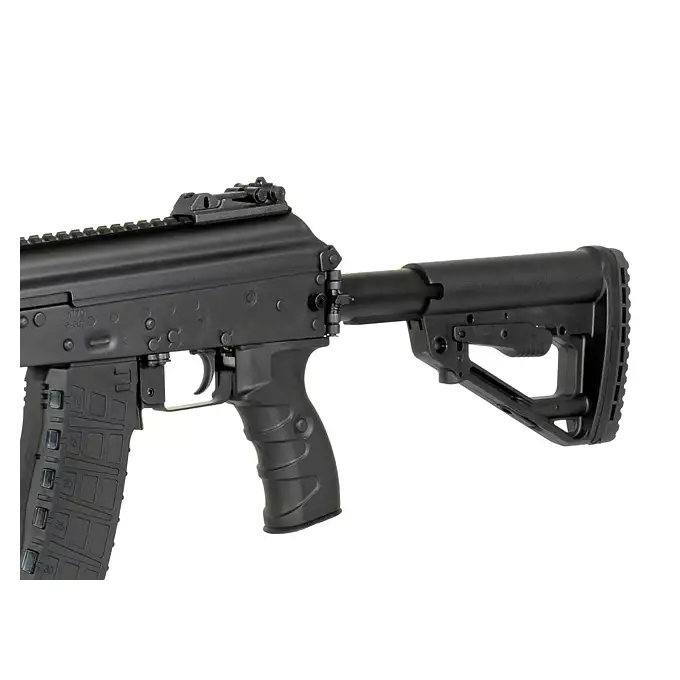 Rosyjska kolba karabinowa do AEG AK12/AKM/AK74 - Black [D-DAY]