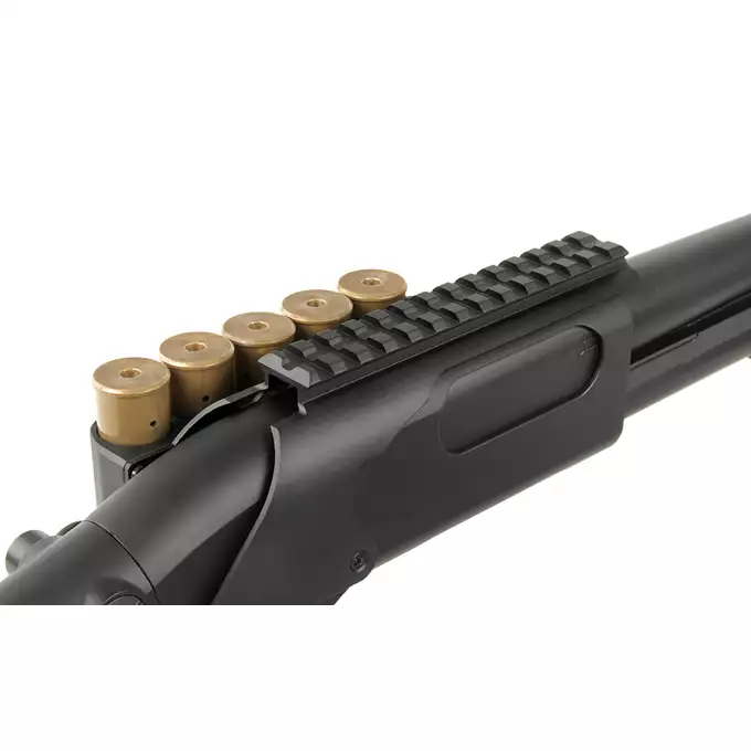 M8873 Shotgun (Green Gas Powered) - Black [Golden Eagle]