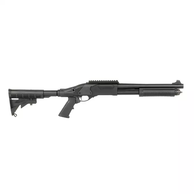 M8873 Shotgun (Green Gas Powered) - Black [Golden Eagle]