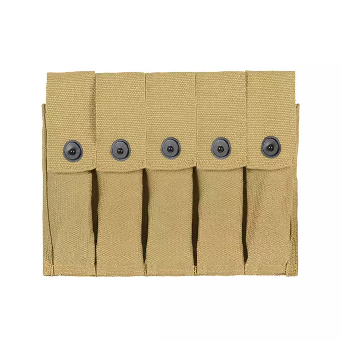 US WW2 Thompson SMG Five-Cell Magazine Pouch [8FIELDS]