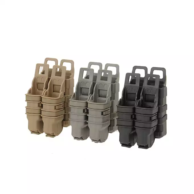 Set of polymer pouches for magazines - Black [FMA]