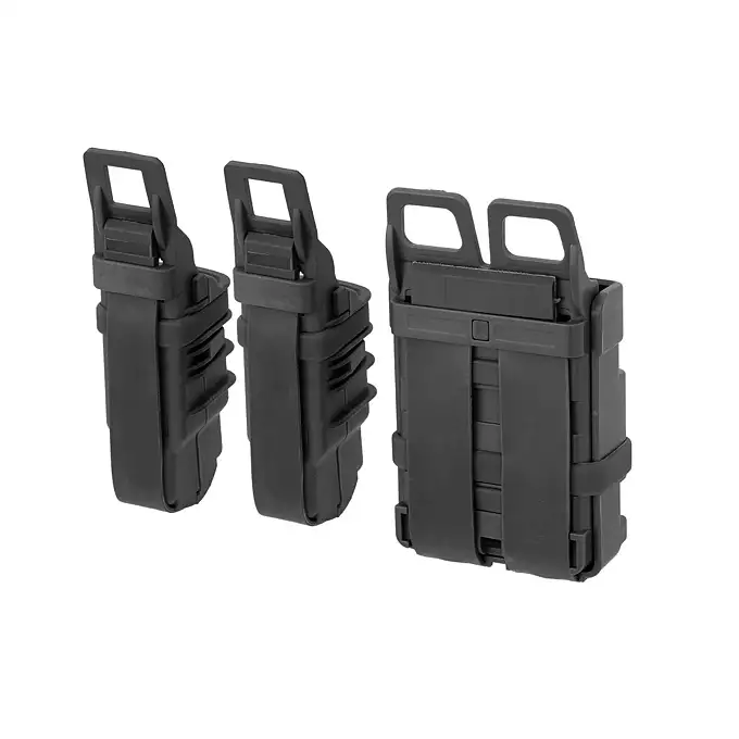 Set of polymer pouches for magazines - Black [FMA]