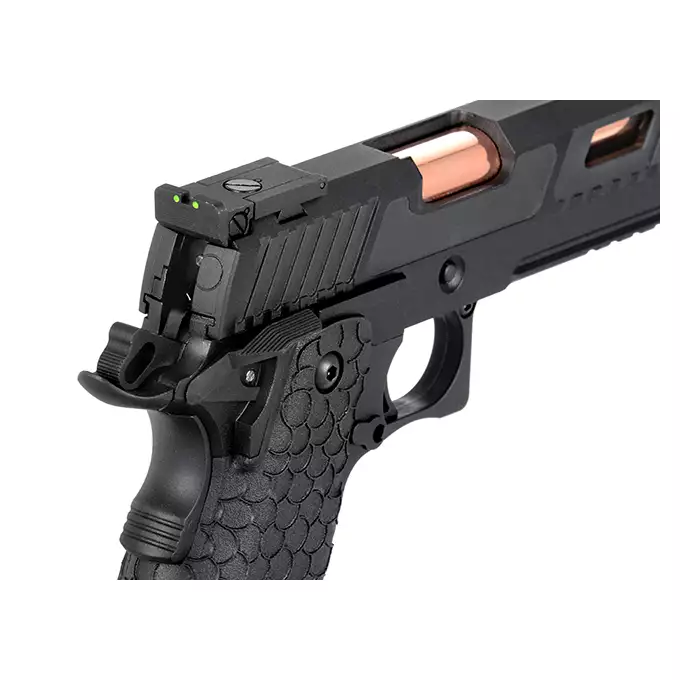 [Zestaw] HI-CAPA Baba Yaga (Dual Powered GAS/CO2) - Black [SRC] + Otwarta kabura kydexowa do 2011 - Black [8FIELDS]