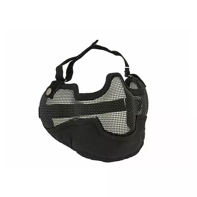 Duża stalowa maska ochronna V.2 - Black [CS]