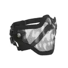 Steel Protective Half Face Mask V.1 - Black/Skull [CS]