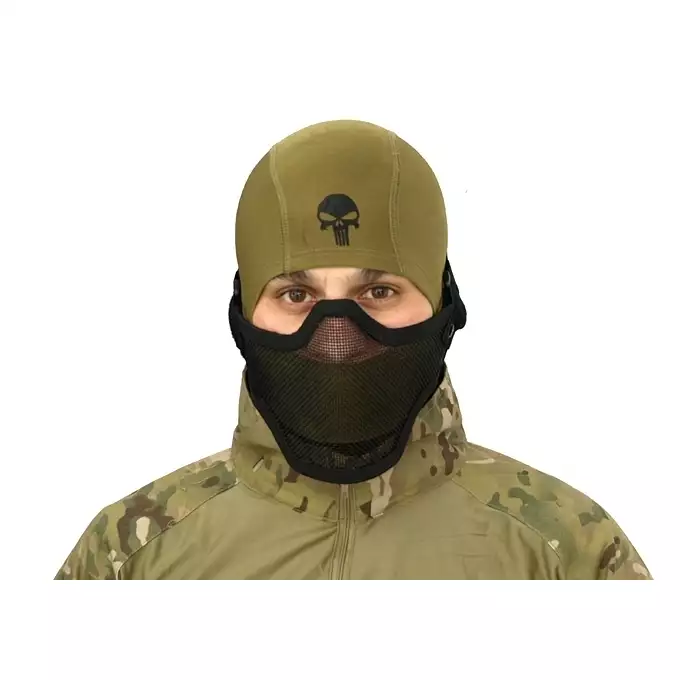 Stalowa maska ochronna V.1 - Black [CS]