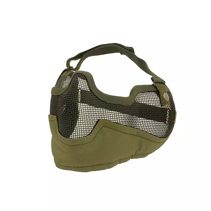 Duża stalowa maska ochronna V.2 - Olive [CS]