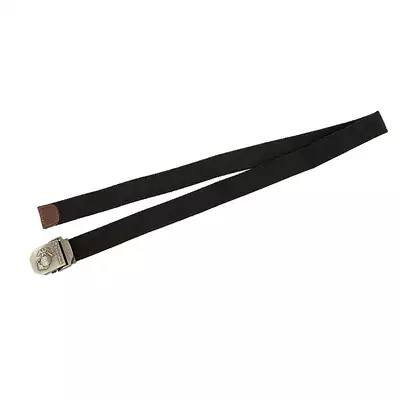 Military Army Men's Canvas Belt 1.5 inch (Marine Corps) - Black