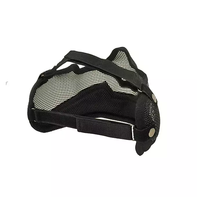 Duża stalowa maska ochronna V.2 - Black [CS]