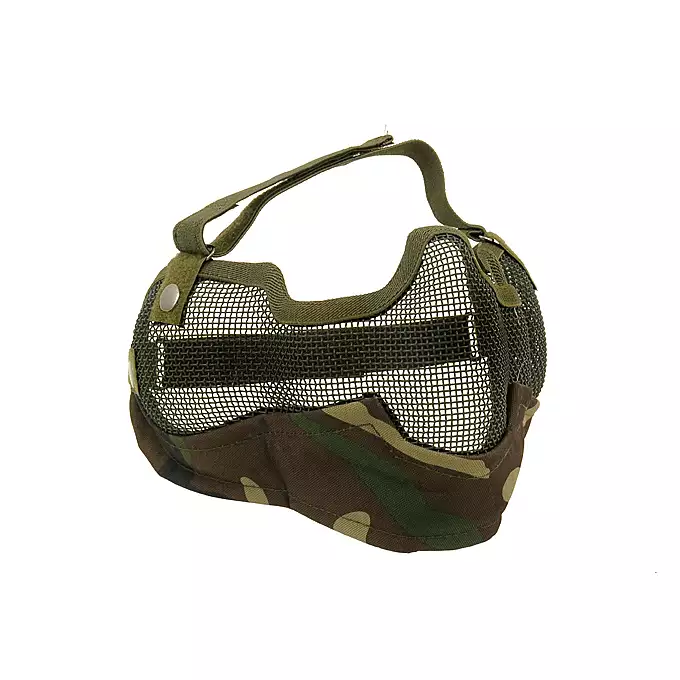 Duża stalowa maska ochronna V.2 - Woodland [CS]