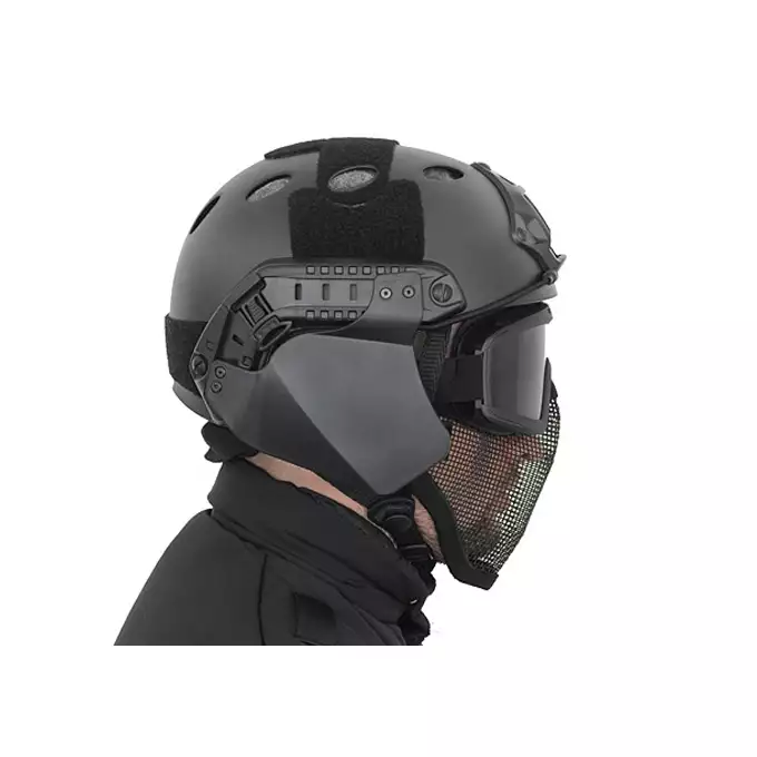 Stalowa maska ochronna V.1 - Black [CS]