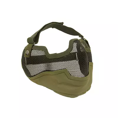 Duża stalowa maska ochronna V.2 - Olive [CS]