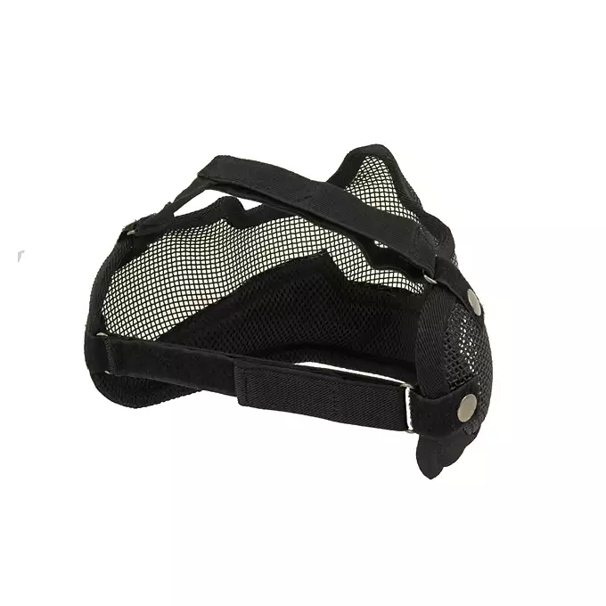 Big steel protective mask V.2 - Black Skull [CS]