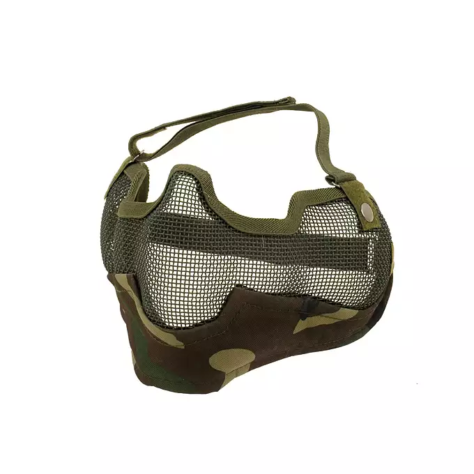 Duża stalowa maska ochronna V.2 - Woodland [CS]