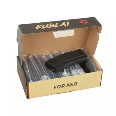 [MAG BOX] 10x Magazynek Mid-Cap na 120 kulek do serii M4/AR-15 - Black