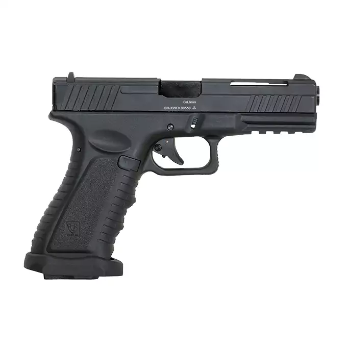 [Zestaw] Black Hornet FULL AUTO CO2 Pistol [APS] + Otwarta kabura kydexowa do G.17 - Black [8FIELDS]