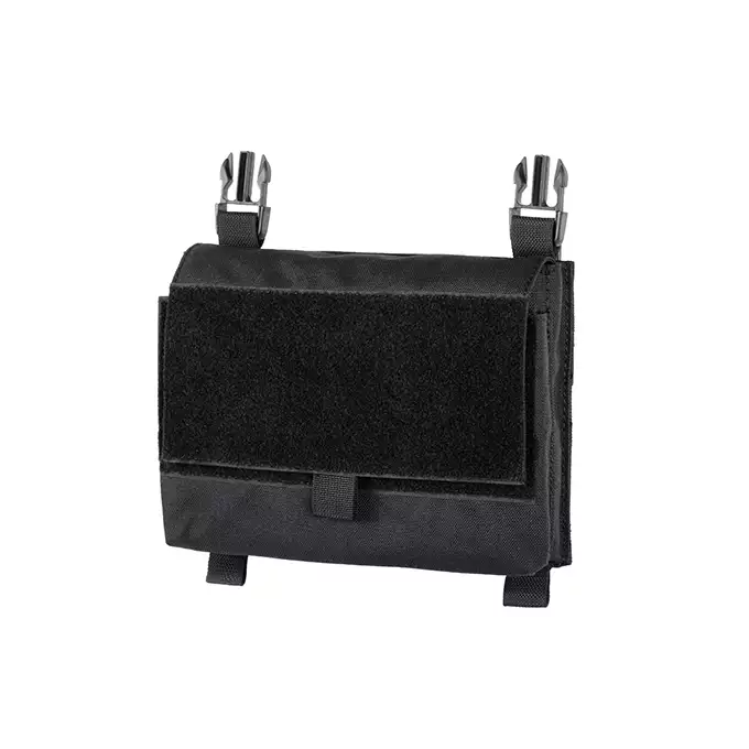 [Zestaw] Buckle Up kangurowy panel przedni - Black [8FIELDS] + Poczwórna wkładka na magazynki pistoletowe MP5/SMG - Black [8FIELDS]