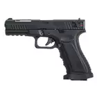 [Zestaw] Black Hornet FULL AUTO CO2 Pistol [APS] + Otwarta kabura kydexowa do G.17 - Black [8FIELDS]
