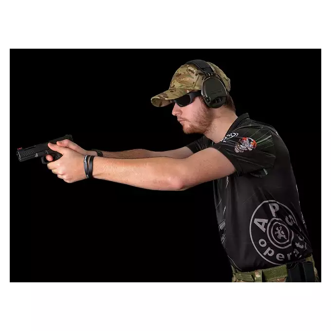 [Zestaw] Black Hornet FULL AUTO CO2 Pistol [APS] + Otwarta kabura kydexowa do G.17 - Black [8FIELDS]