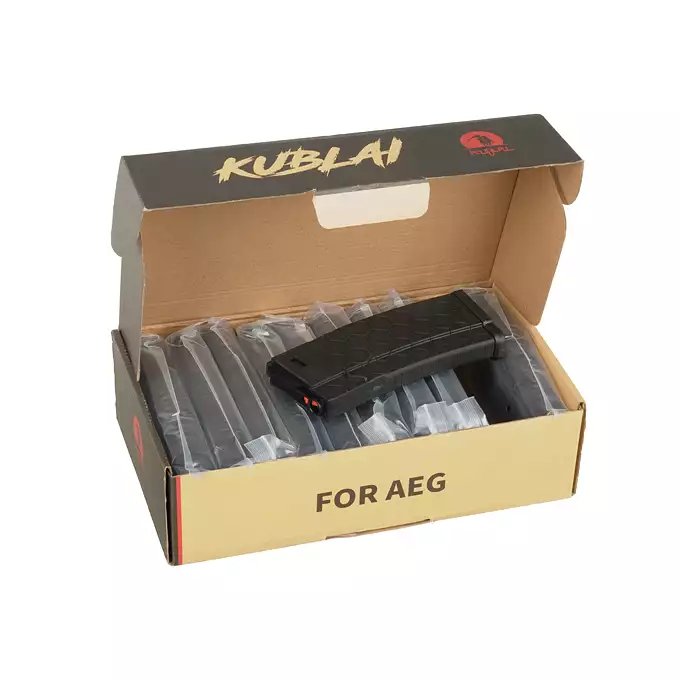 [MAG BOX] 10x Magazynek Mid-Cap na 120 kulek do serii M4/AR-15 - Black