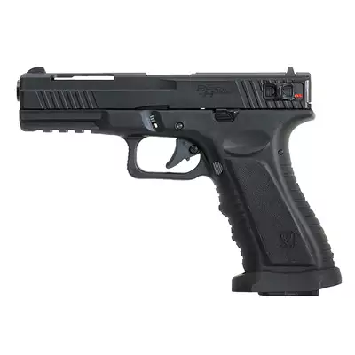 [Zestaw] Black Hornet FULL AUTO CO2 Pistol [APS] + Otwarta kabura kydexowa do G.17 - Black [8FIELDS]