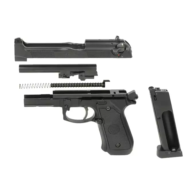 [Zestaw] HG-199 Full Auto CO2 [HFC] + Kabura Airsoftowa do Beretta M9/92F - Black [Amomax]