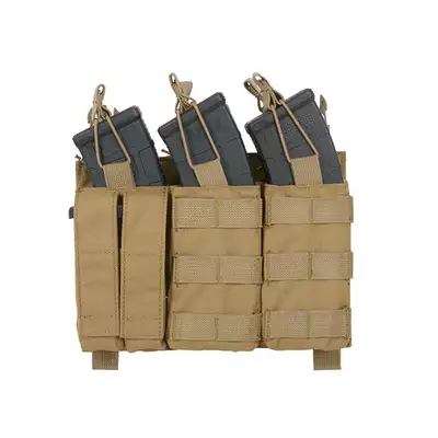 [Zestaw] Modularny Chest Rig Buckle Up - Coyote [8FIELDS] + Buckle Up potrójna ładownica karabinowo-pistoletowa AK/9mm - Coyote
