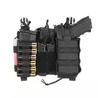 [Zestaw] Modularny Chest Rig Buckle Up - Black [8FIELDS] + Buckle Up wielozadaniowy panel przedni - Black [8FIELDS]