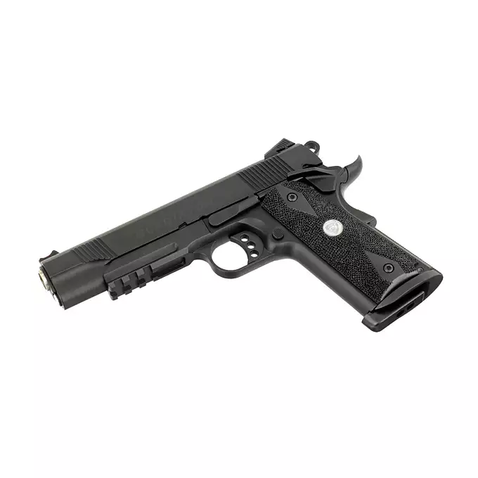[Zestaw] M1911 Gladiator Marcux - Black [APS] + Kabura Airsoftowa do 1911 - Black [Amomax]