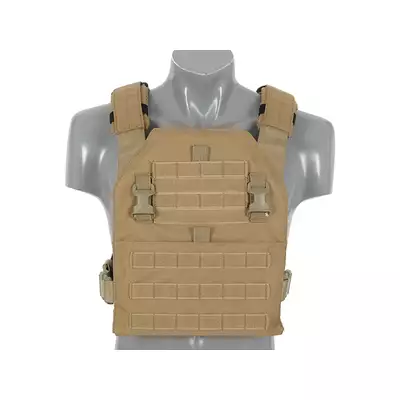 [Zestaw] Wielozadaniowy Plate Carrier - Coyote [8FIELDS] + Buckle Up Potrójna ładownica karabinowa - Coyote [8FIELDS]