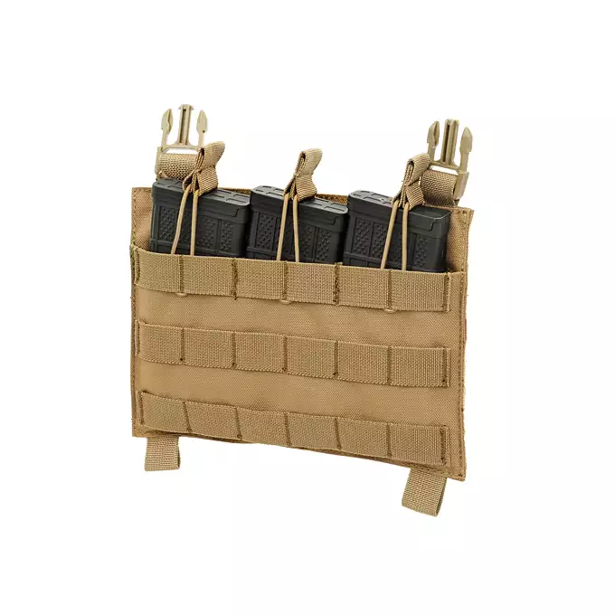 [Zestaw] Wielozadaniowy Plate Carrier - Coyote [8FIELDS] + Buckle Up Potrójna ładownica karabinowa - Coyote [8FIELDS]