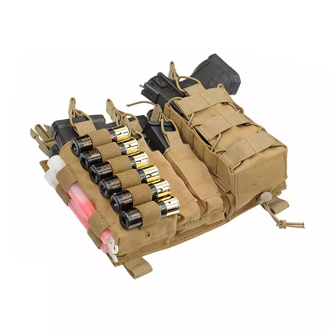[Zestaw] Modularny Chest Rig Buckle Up - Coyote [8FIELDS] + Buckle Up wielozadaniowy panel przedni - Coyote [8FIELDS]