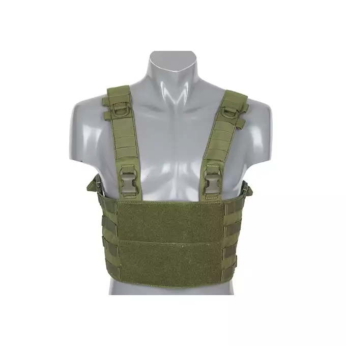 [Zestaw] Modularny Chest Rig Buckle Up - Olive [8FIELDS] + Szybka poczwórna ładownica BUCKLE UP na magazynki MP5/SMG/UTR45 - Olive [8FIELDS]