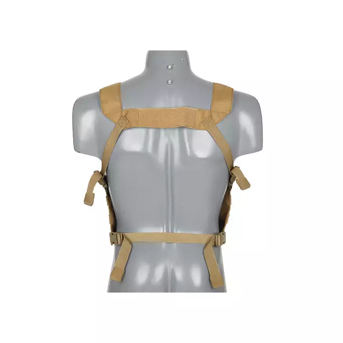 [Zestaw] Modularny Chest Rig Buckle Up - Coyote [8FIELDS] + Szybka poczwórna ładownica BUCKLE UP na magazynki MP5/SMG/UTR45 - Coyote [8FIELDS]
