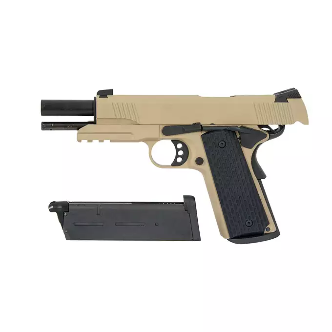 [Zestaw] R28-B [Army Armament] + Kabura Airsoftowa do 1911 - Black [Amomax]
